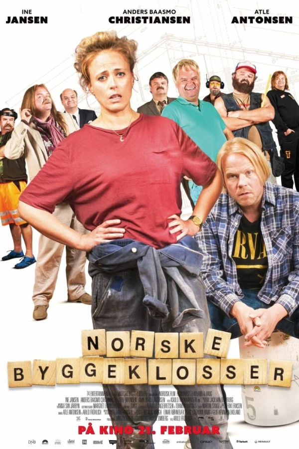 Norska byggklossar Poster