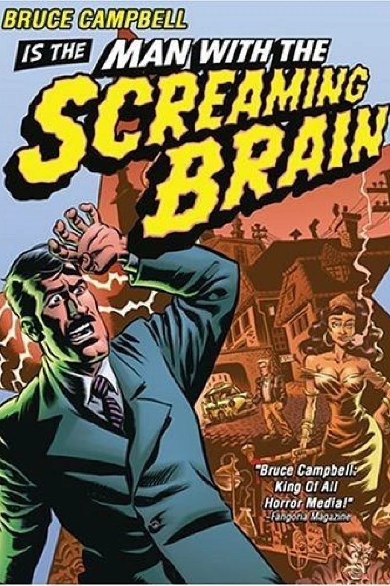 Man with the Screaming Brain Poster