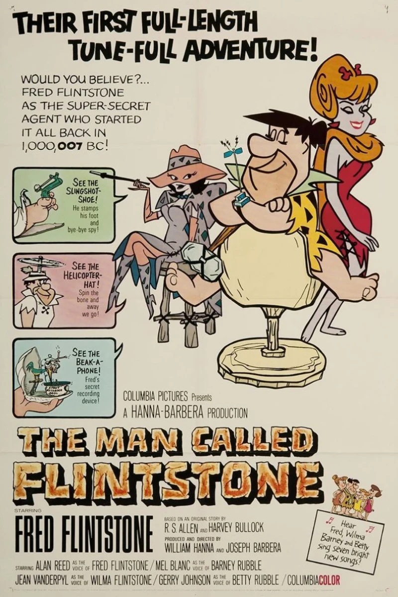 Vår man Fred Flinta Poster