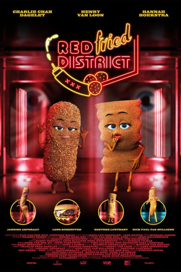 Red Fried District Poster