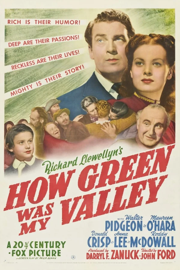 Jag minns min gröna dal Poster
