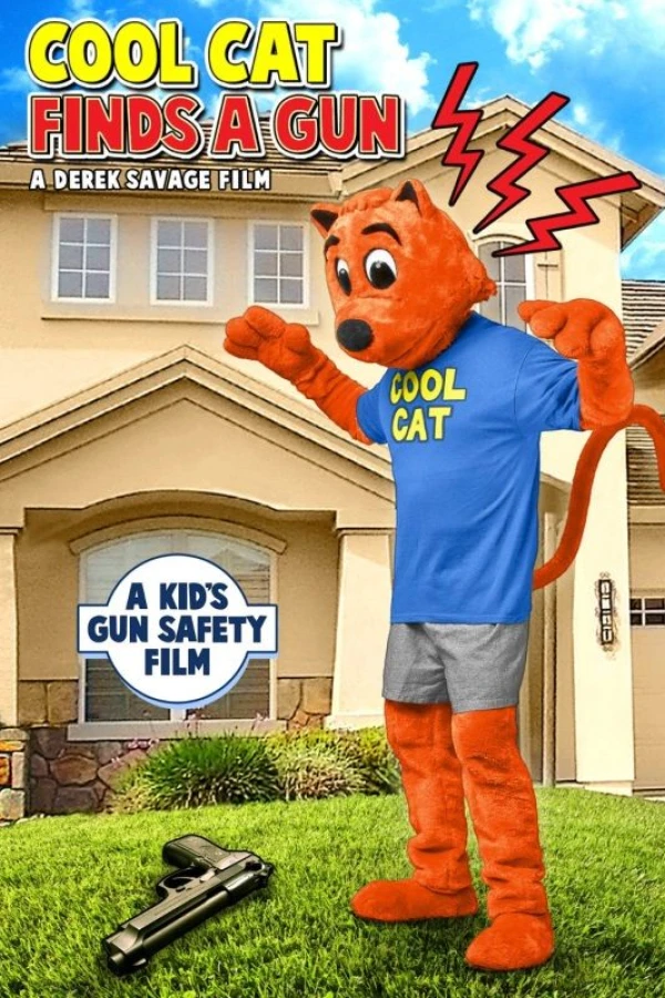 Cool Cat Finds a Gun Poster