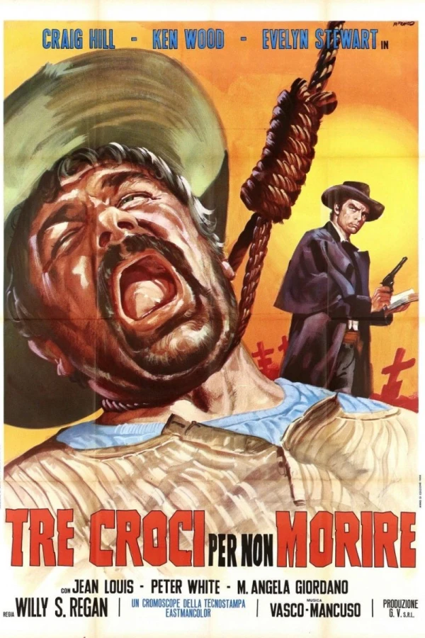 Three Crosses Not to Die Poster