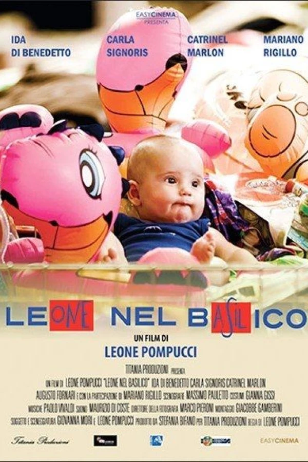 Leone nel basilico Poster