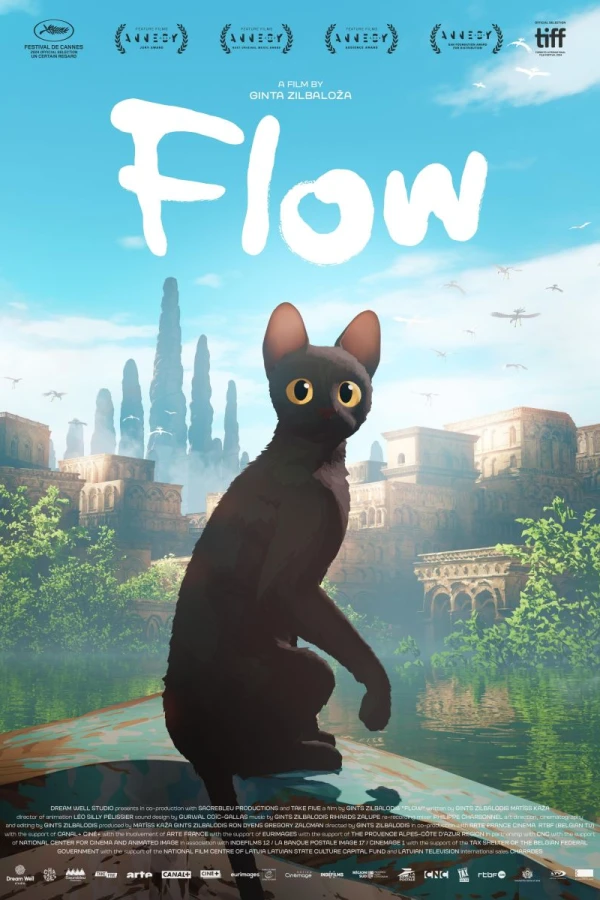 Flow - Katten som slutade vara rädd för vatten Poster