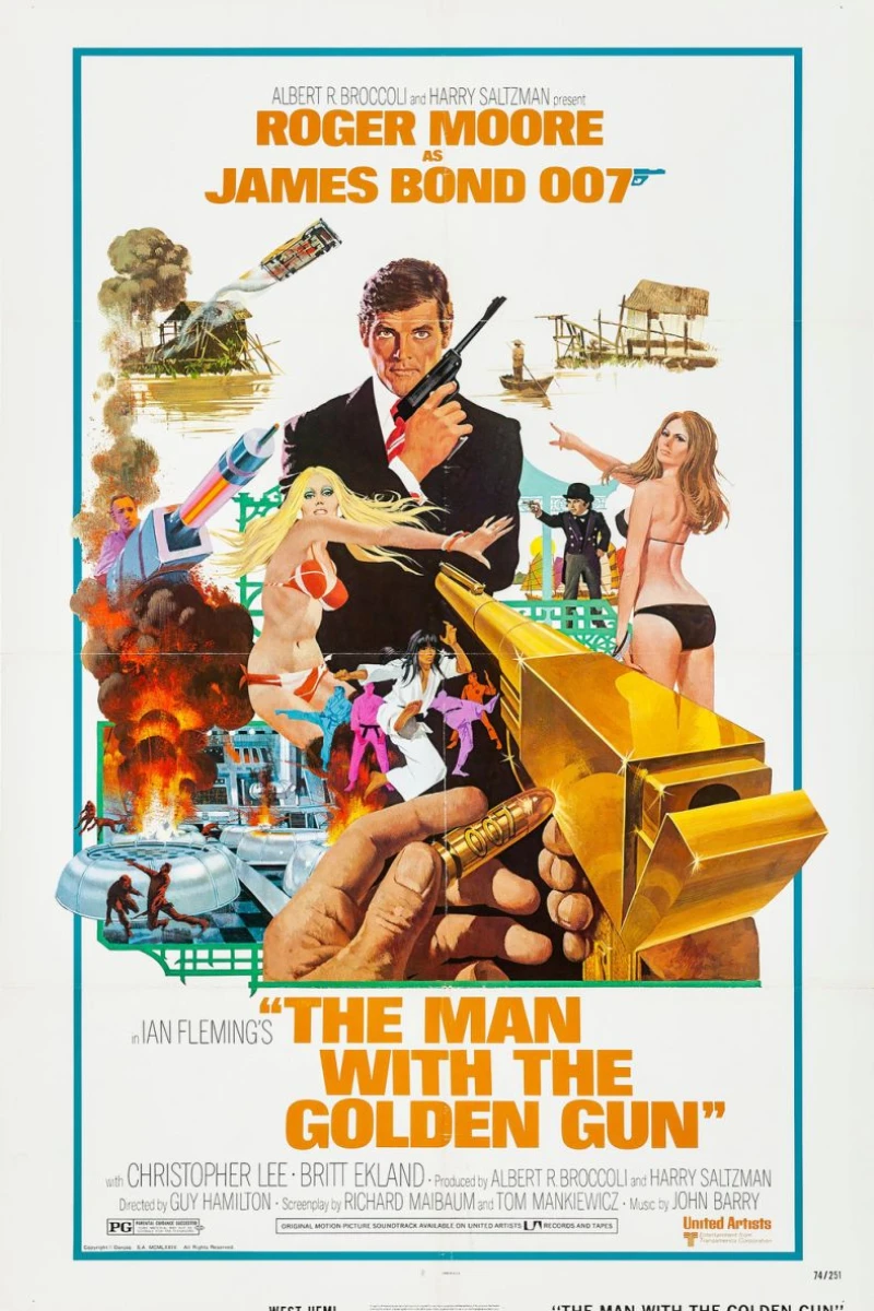 Mannen med den gyllene pistolen Poster