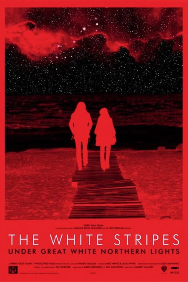 The White Stripes Under Great White Northern Lights Poster