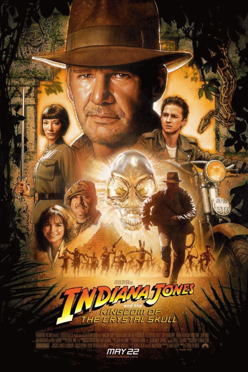 Indiana Jones och kristalldödskallens rike Poster