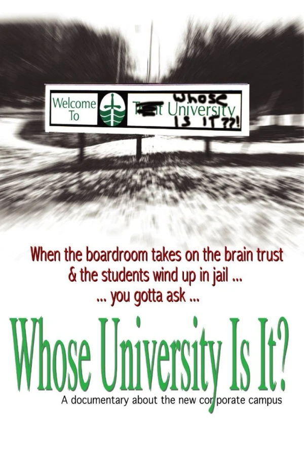 Whose University Is It? Poster
