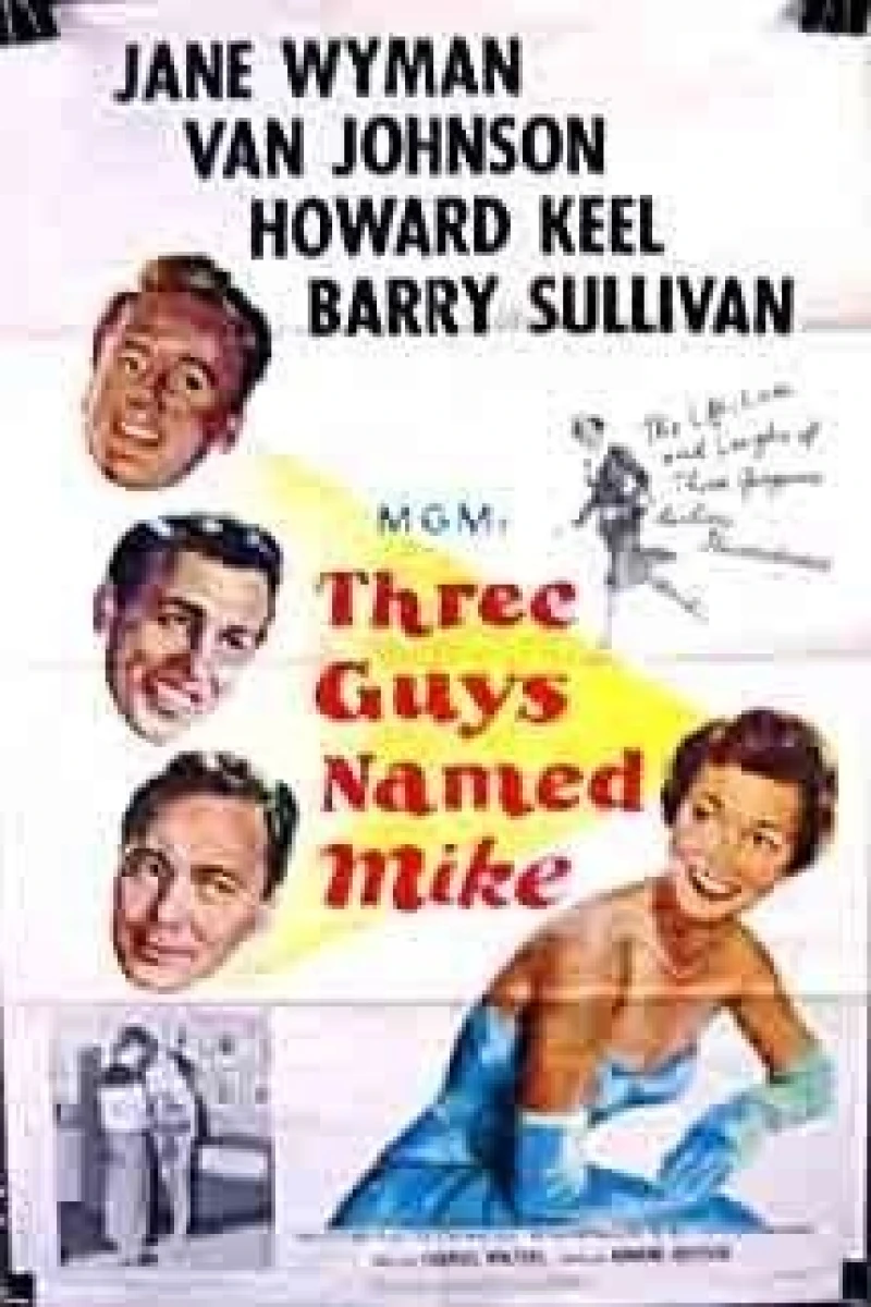 Three Guys Named Mike Poster