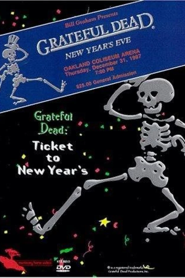 Grateful Dead: Ticket to New Year's Eve Concert Poster