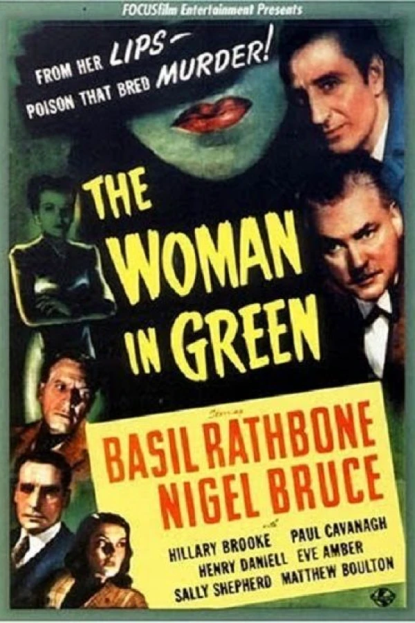 Sherlock Holmes och kvinnan i grönt Poster
