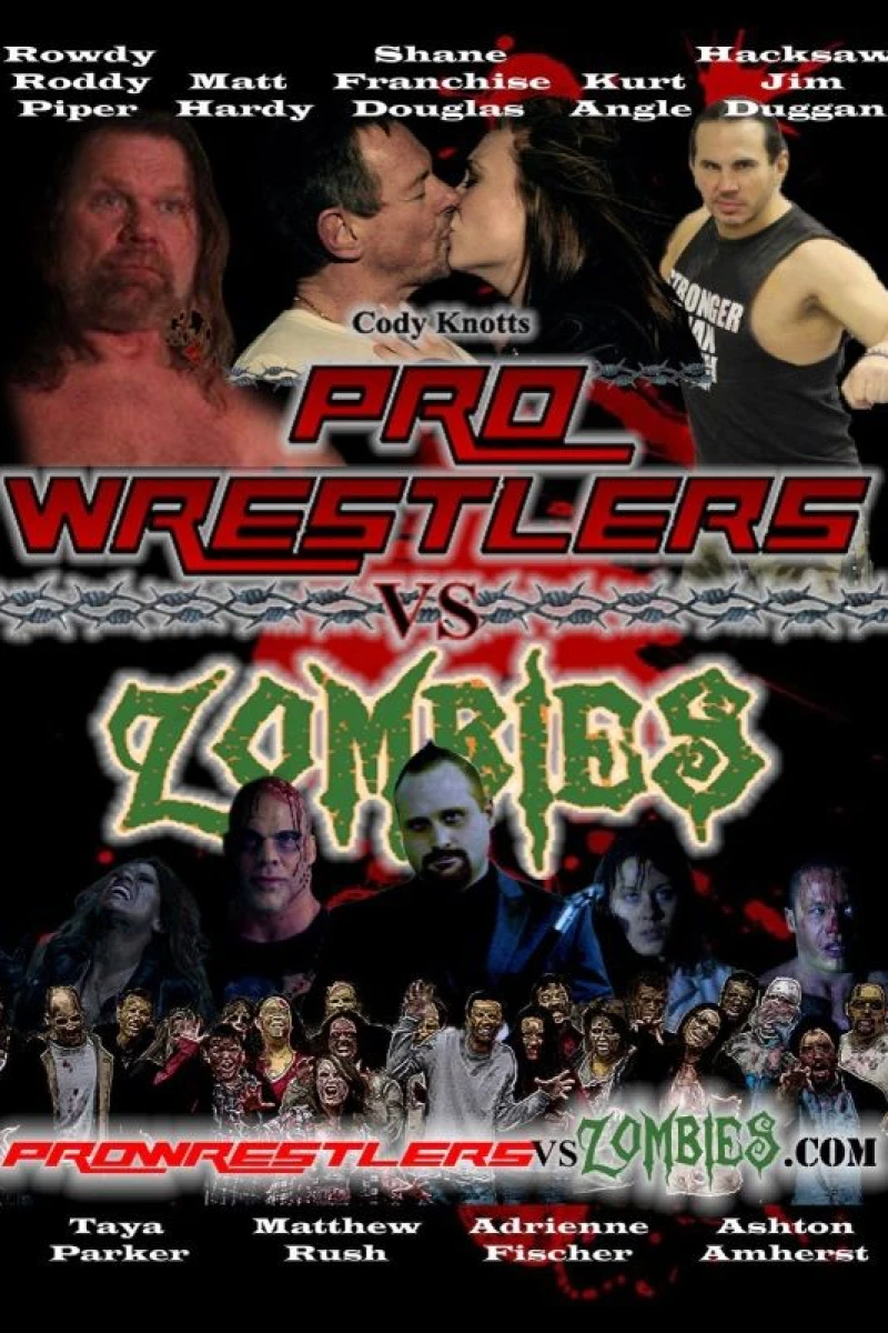 Pro Wrestlers vs Zombies Poster