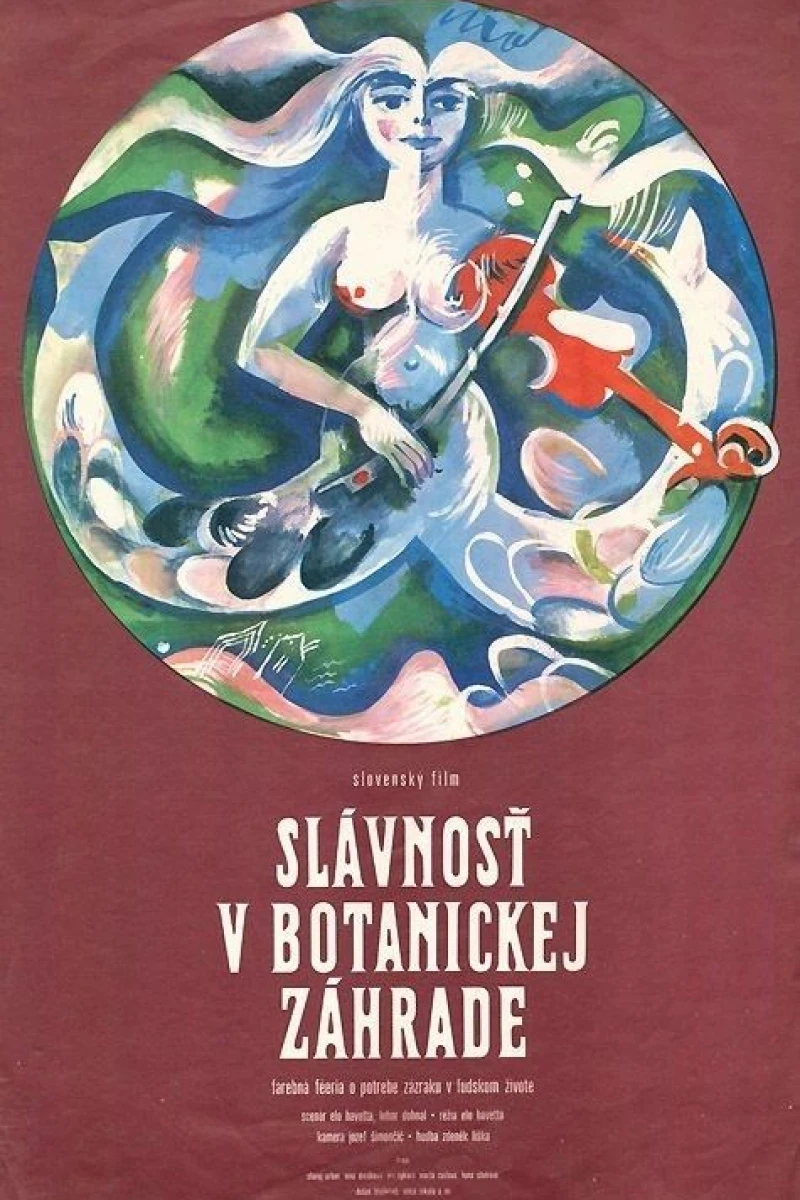 Slávnost v botanickej záhrade Poster