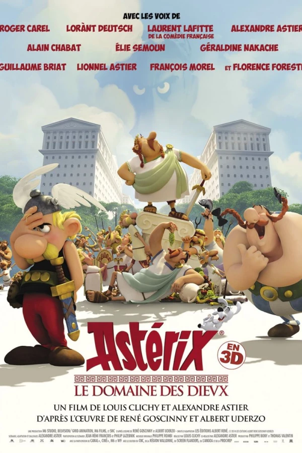 Astérix - Gudarnas hemvist Poster