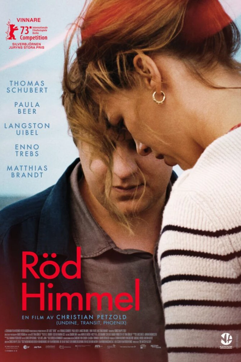 Röd himmel Poster