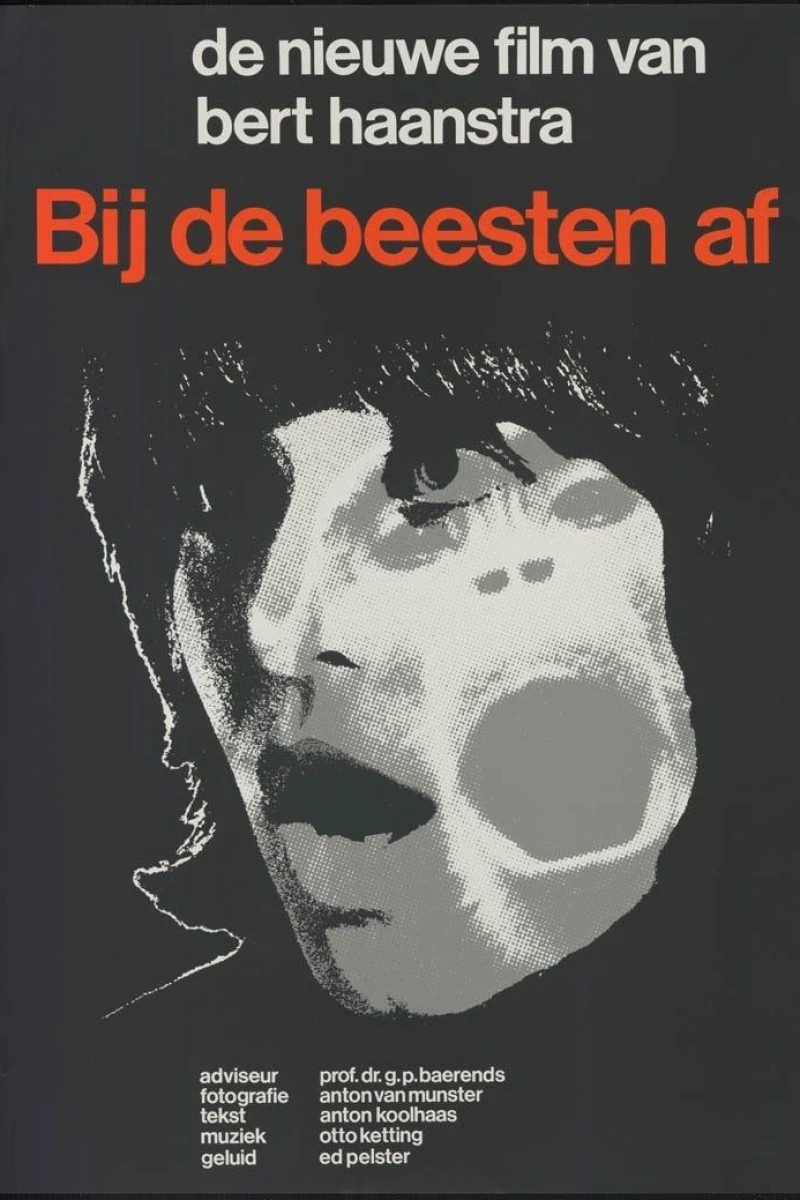 Bij de beesten af Poster