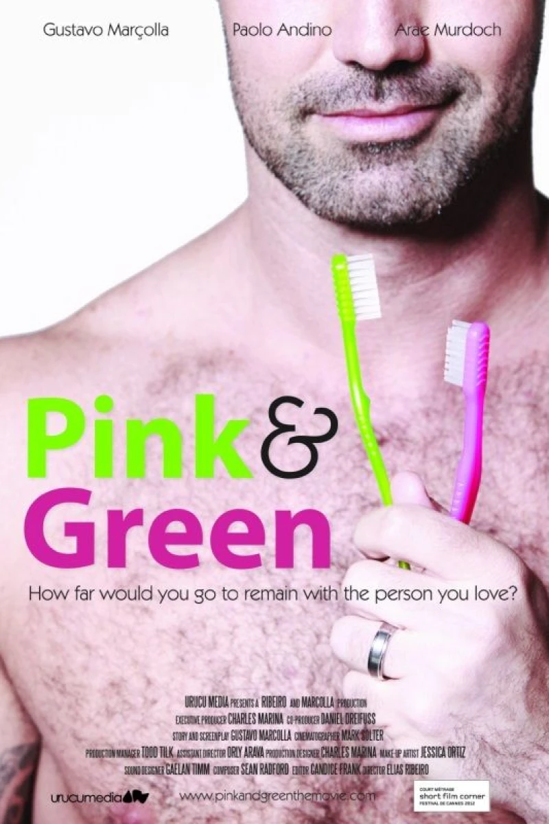 Pink Green Poster