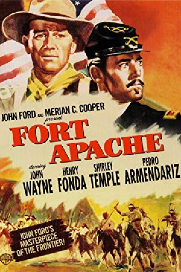 Indianöverfallet vid Fort Apache Poster