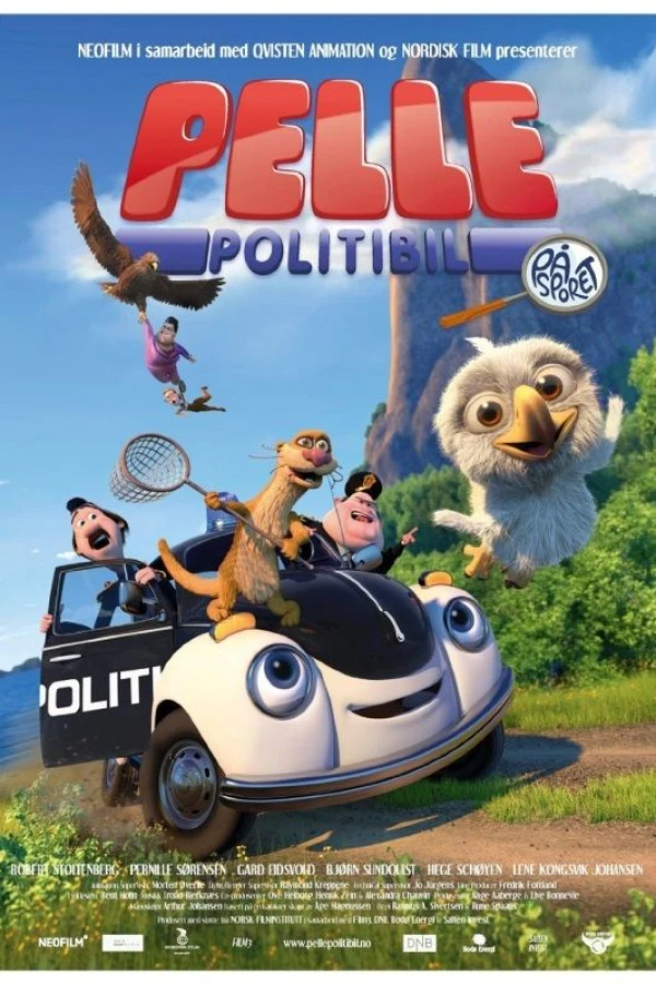 Pelle Politibil på sporet Poster