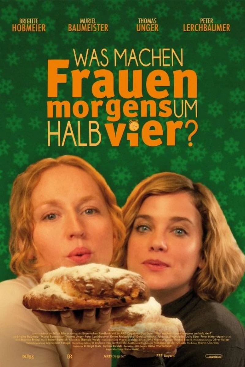 Was machen Frauen morgens um halb vier? Poster