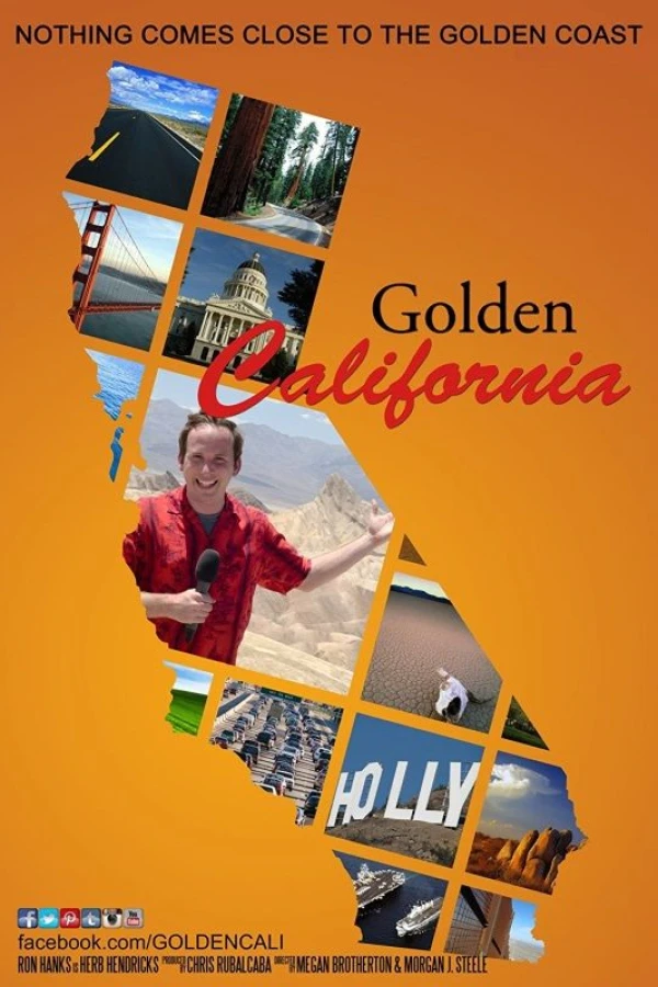 Golden California Poster