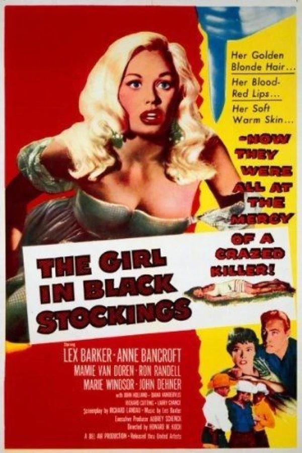 The Girl in Black Stockings Poster