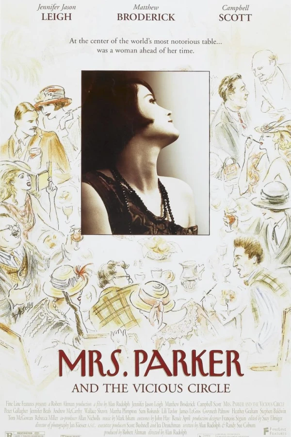 Mrs. Parker och den onda cirkeln Poster