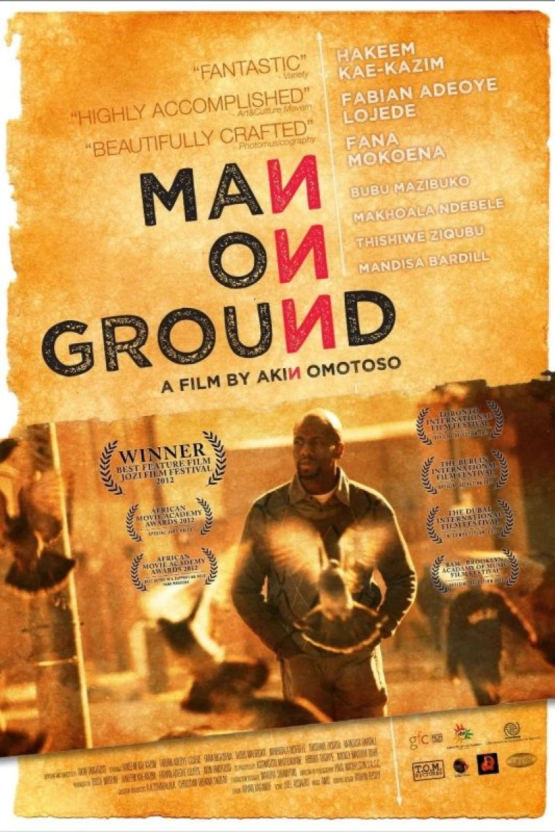 Man on Ground Poster