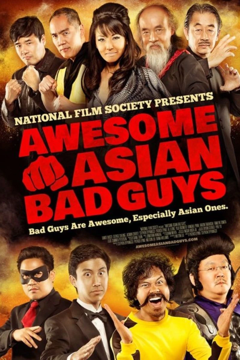 Awesome Asian Bad Guys Poster