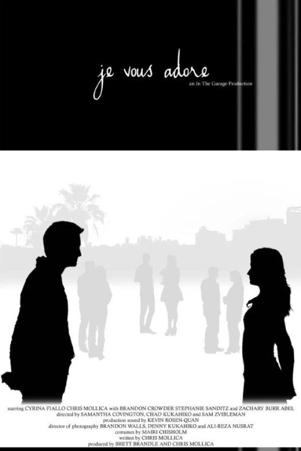 je vous adore Poster