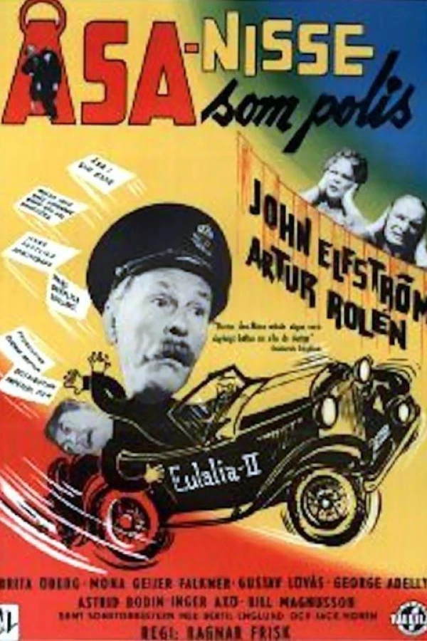 Åsa-Nisse som polis Poster