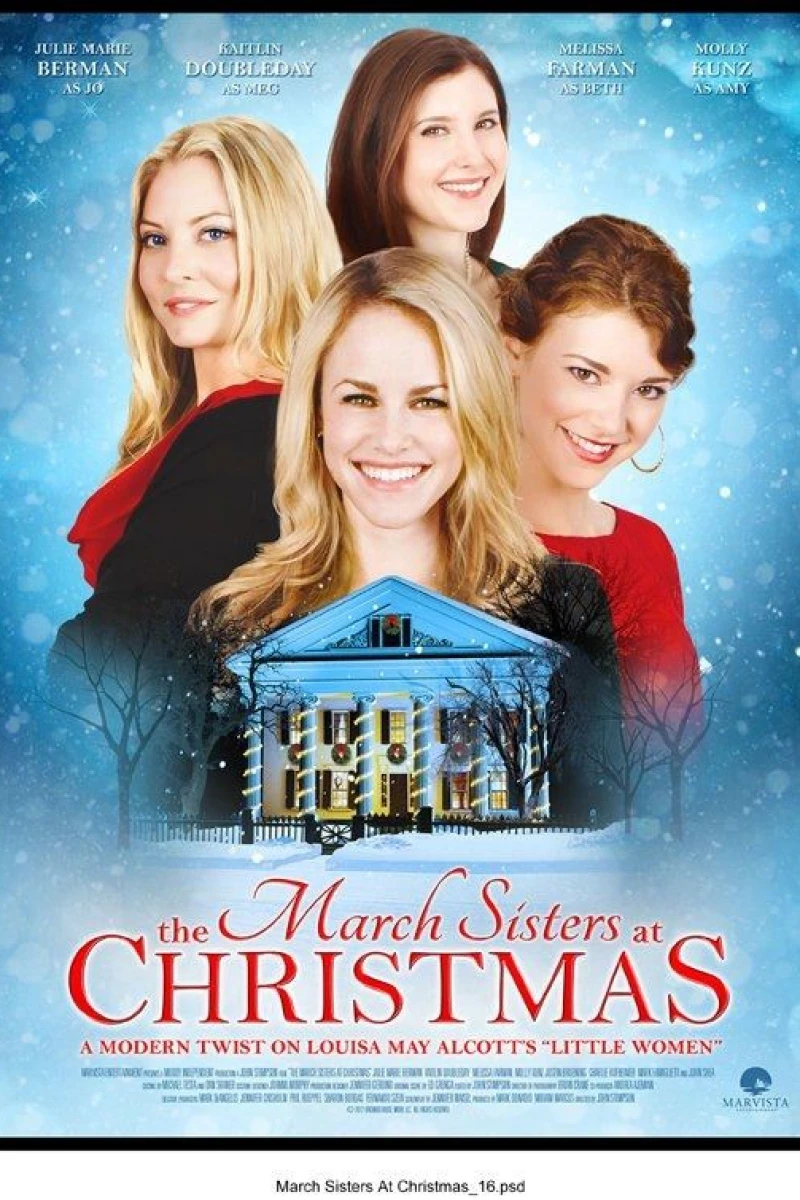 The March Sisters at Christmas Poster