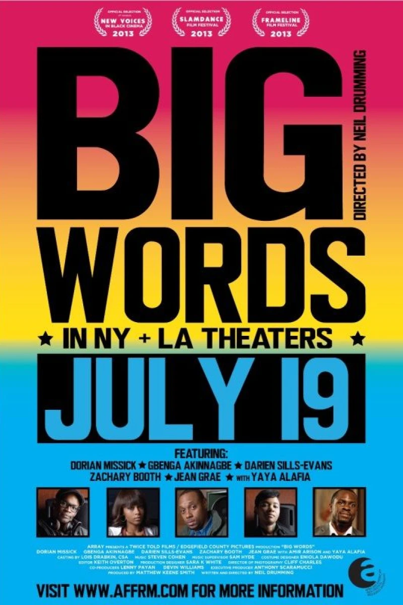 Big Words Poster