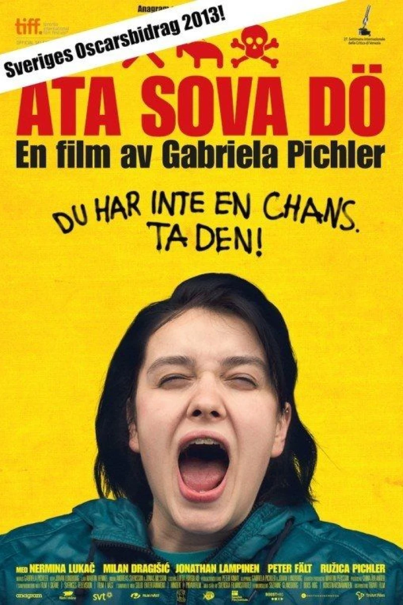 Äta sova dö Poster