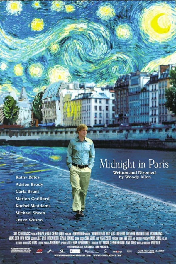 Midnatt i Paris Poster