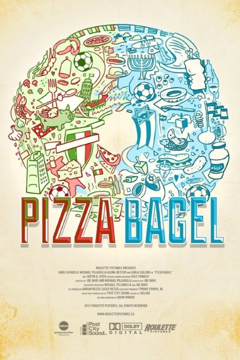 Pizza Bagel Poster