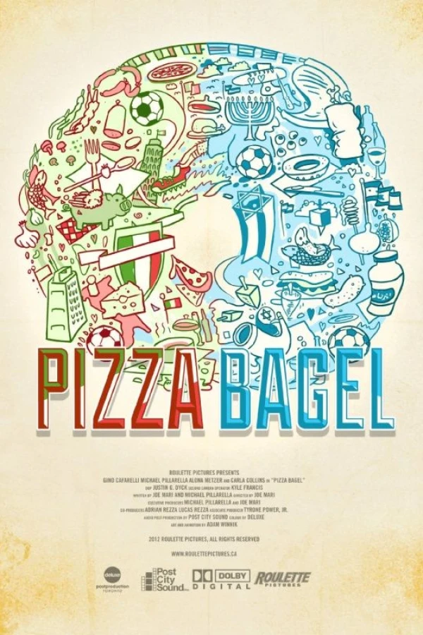 Pizza Bagel Poster