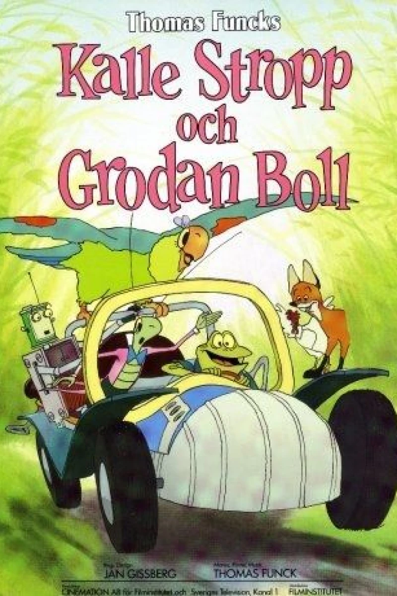 Kalle Stropp och Grodan Boll räddar Hönan Poster