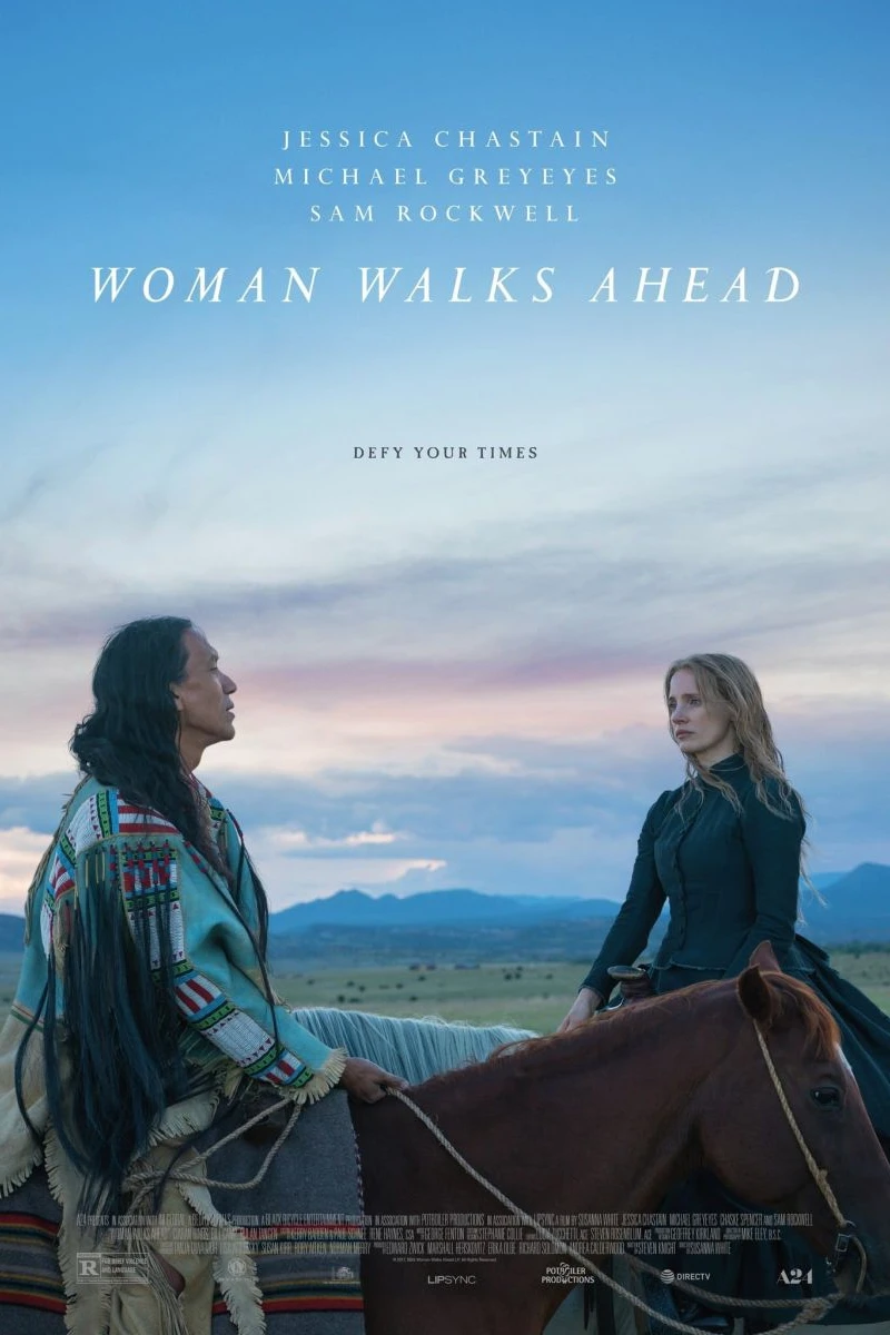 Woman Walks Ahead Poster