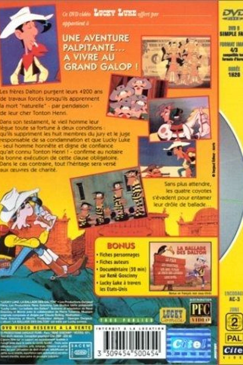 Lucky Luke i bröderna Daltons hämnd Poster
