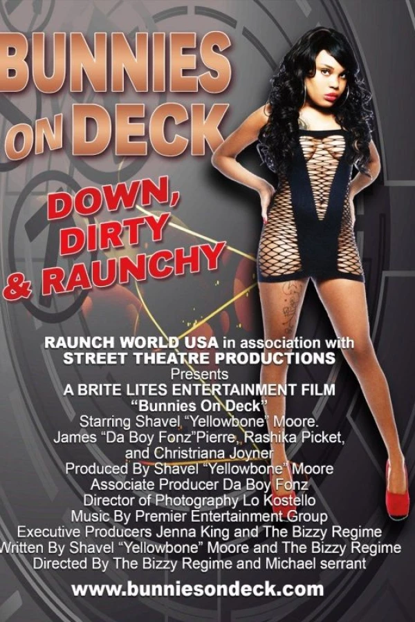 Bunnies on Deck Poster