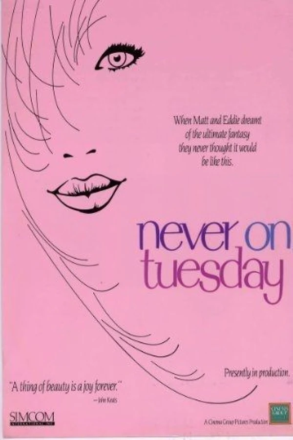 Never on Tuesday Poster