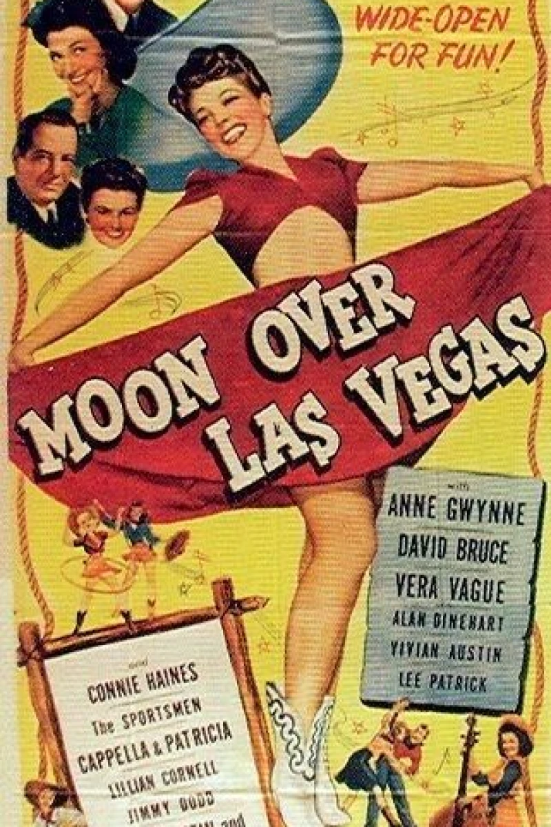 Moon Over Las Vegas Poster