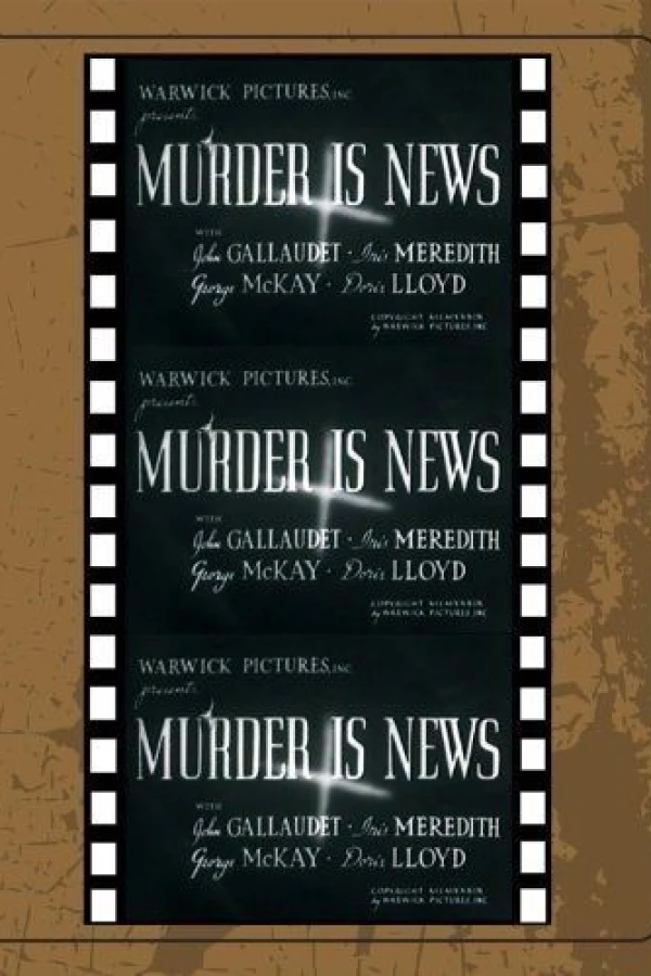 Murder Is News Poster
