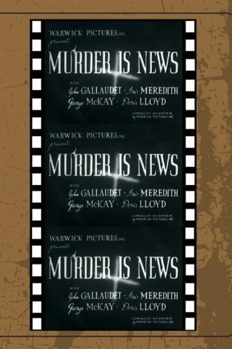 Murder Is News Poster