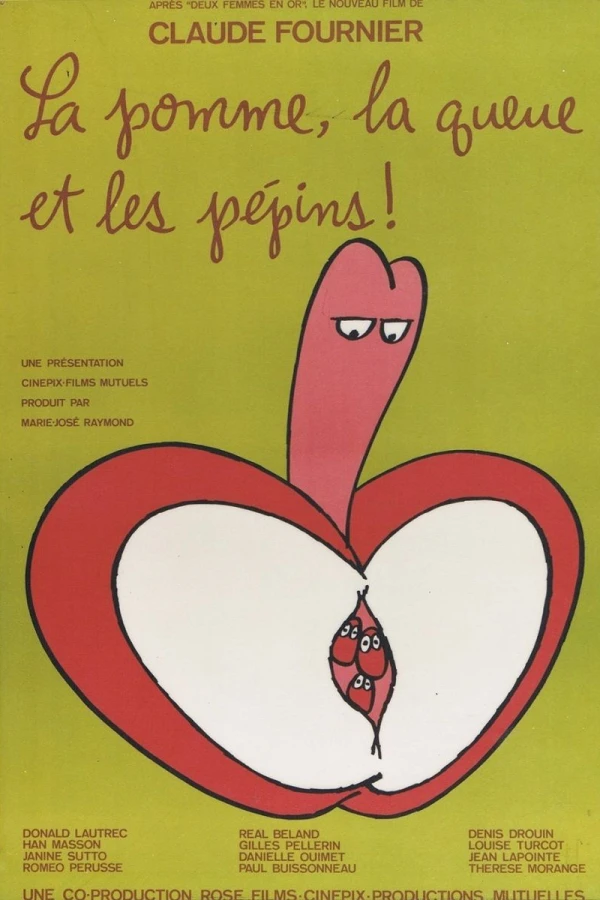 La pomme, la queue et les pepins Poster