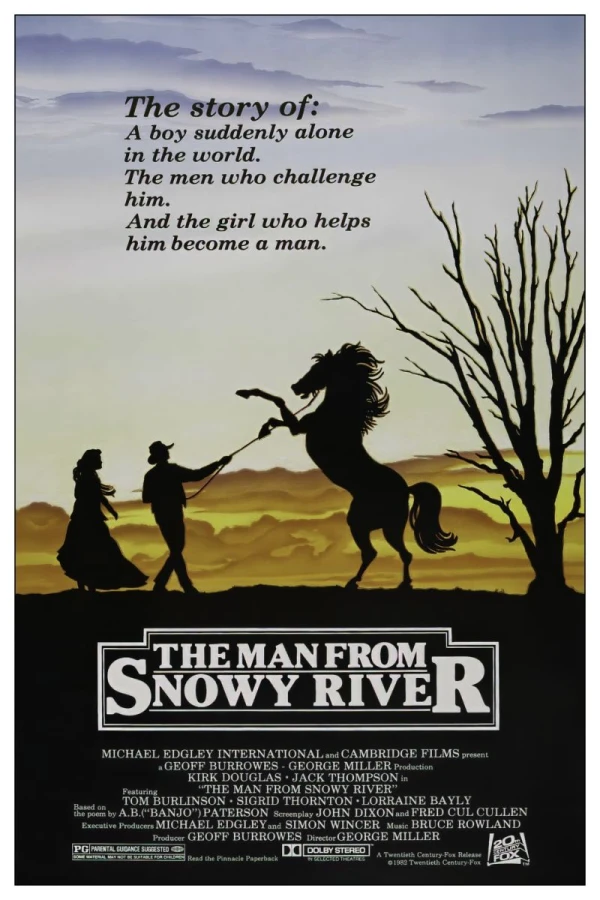 Mannen från Snowy River Poster