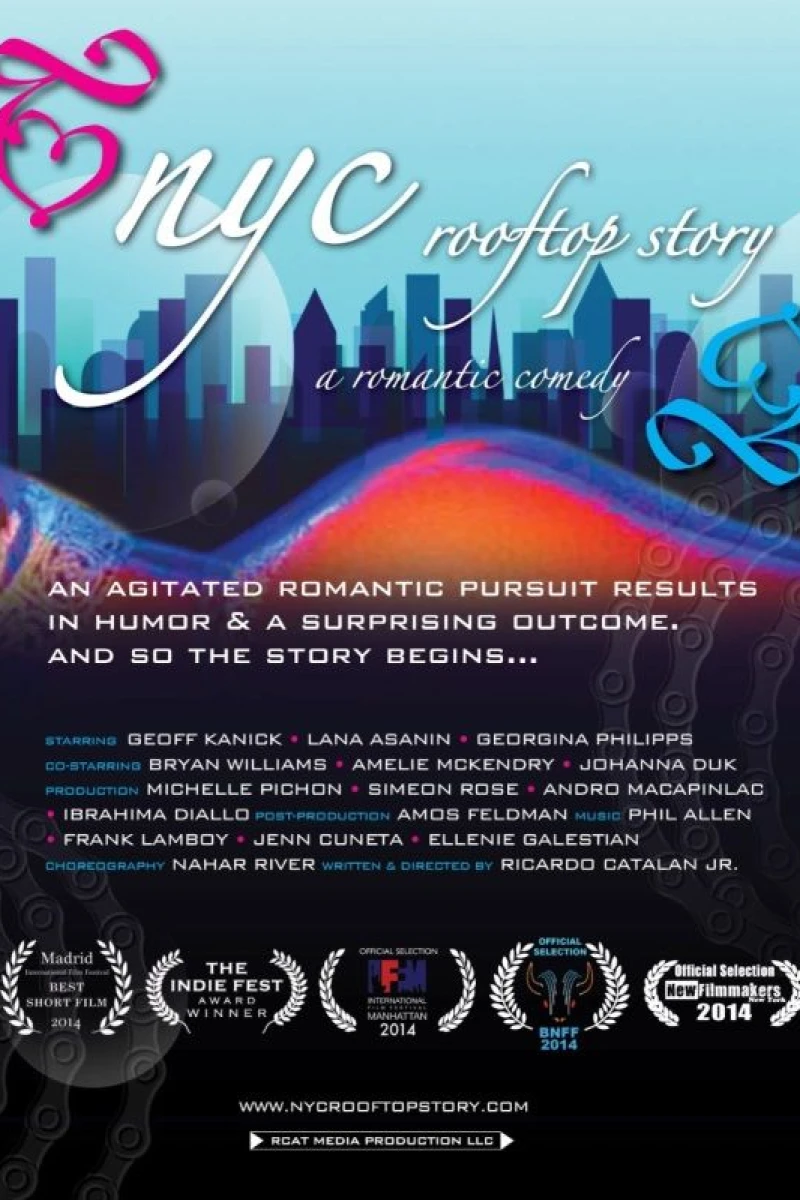 NYC Rooftop Story Poster