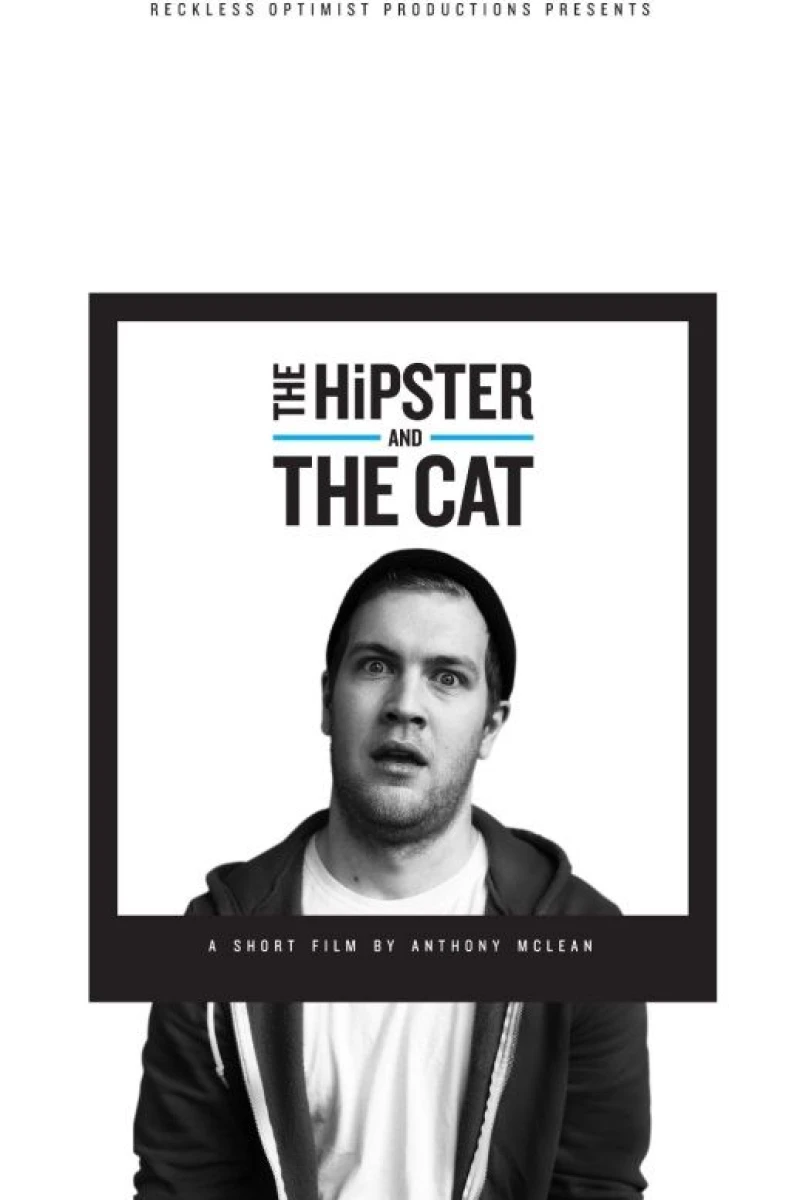 The Hipster and the Cat Poster